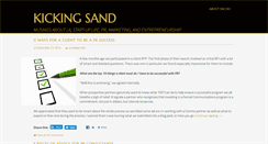 Desktop Screenshot of kickingsand.com