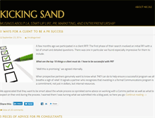 Tablet Screenshot of kickingsand.com